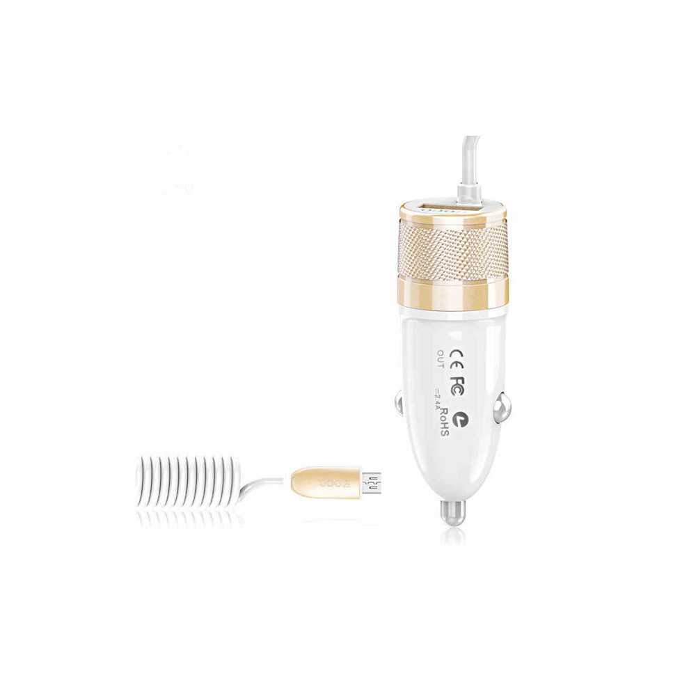 Hoco Ucm01 Dc12-24V Car Usb Charger 2.4A For Android Phone 660198455534