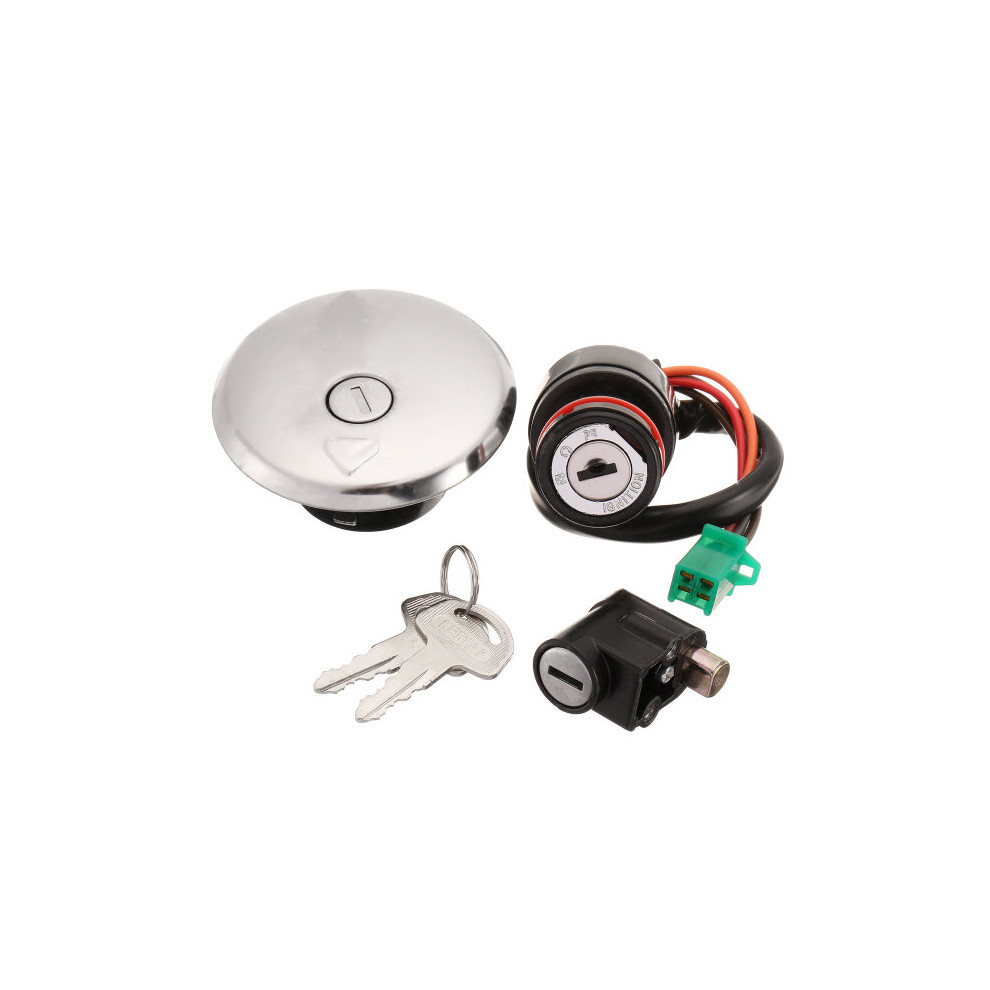 Lock Ignition Switch & Key & Petrol Fuel Gas Cap For Suzuki Gn125 125Cc 799355895354