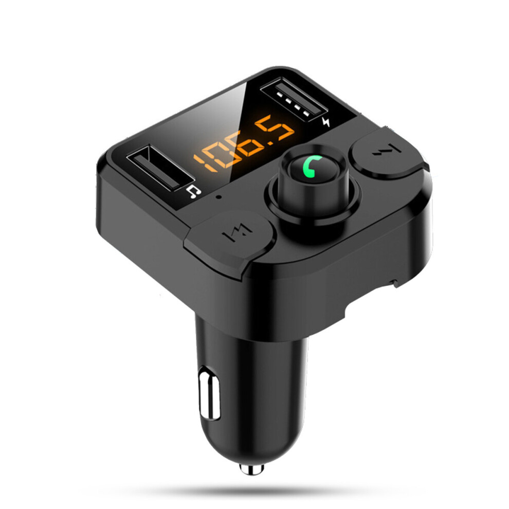 Bluetooth 5.0 Car Fm Transmitter Wireless Mp3 Player Dual Usb Qc 3.0 12V-24V 690770149612