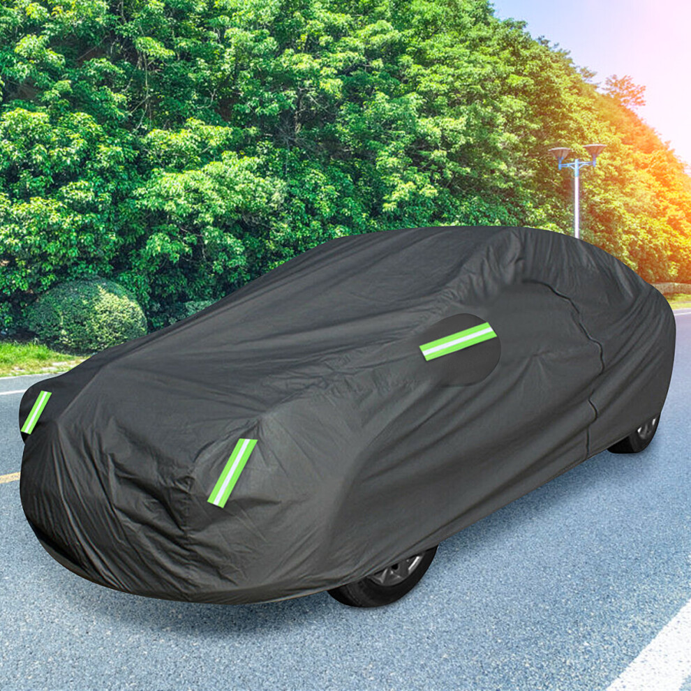 Xxl 2 Layer Outdoor Full Car Cover Waterproof Snow Dust Sun Uv Shade Cover Foldable For Sedan Saloon 6906142458881