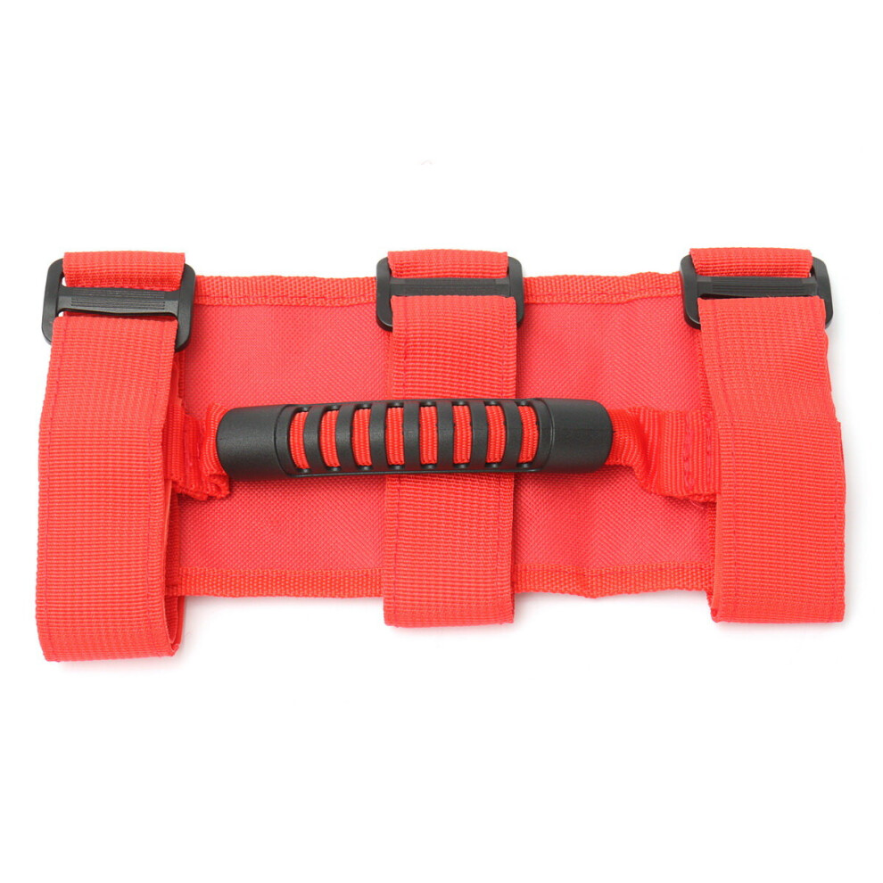 Sport Roll Bar Grab Handles For Jeep Wrangler Yj Tj Jk Red 637509418793