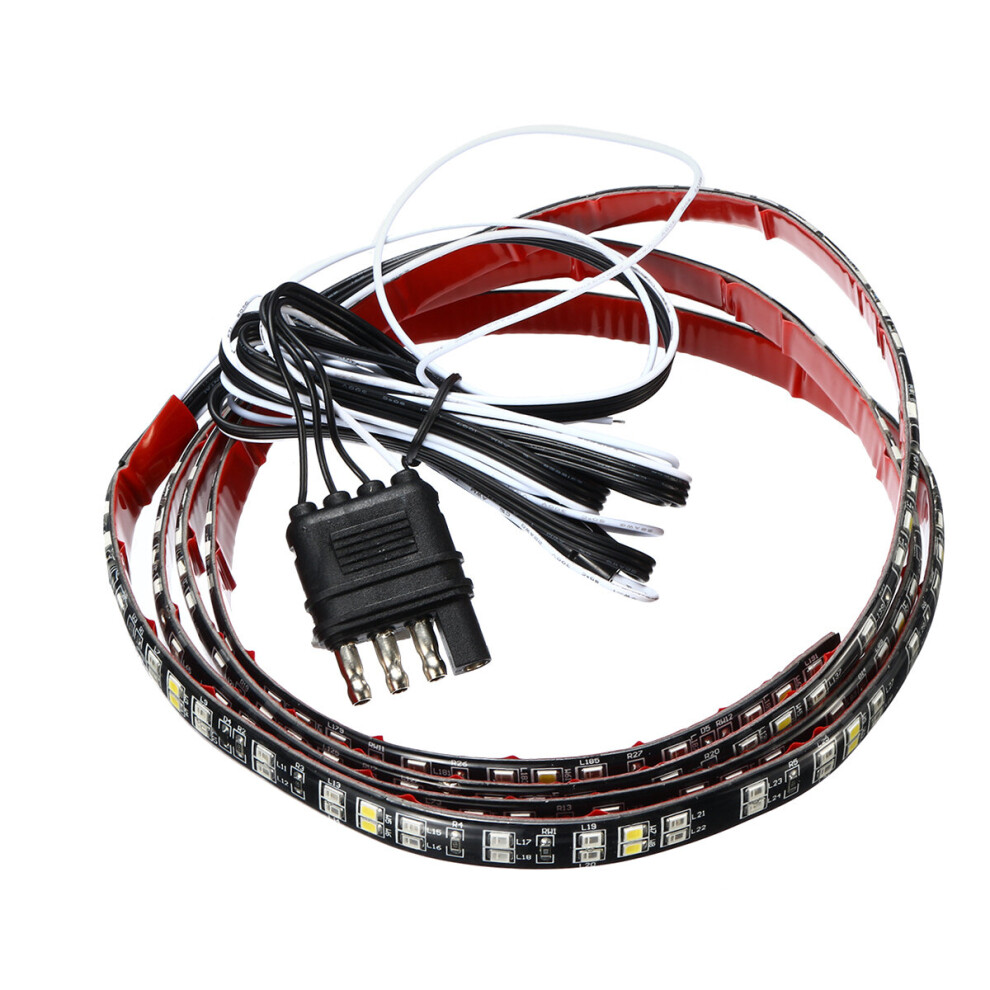 60Inch 256Led Car Tailgate Strip Bar Brake Stop Turn Signal Lamp For Pickup Trailer Light/Red 783914165798