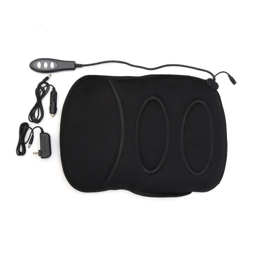 Protable Car Massage Cushion Ultra Thin Heating Function 3 Modes Car Home Office 2