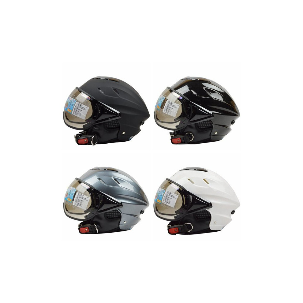 Motor Bike Riding Driving Protective Half Face Helmet Zeus 125B 6900059430909