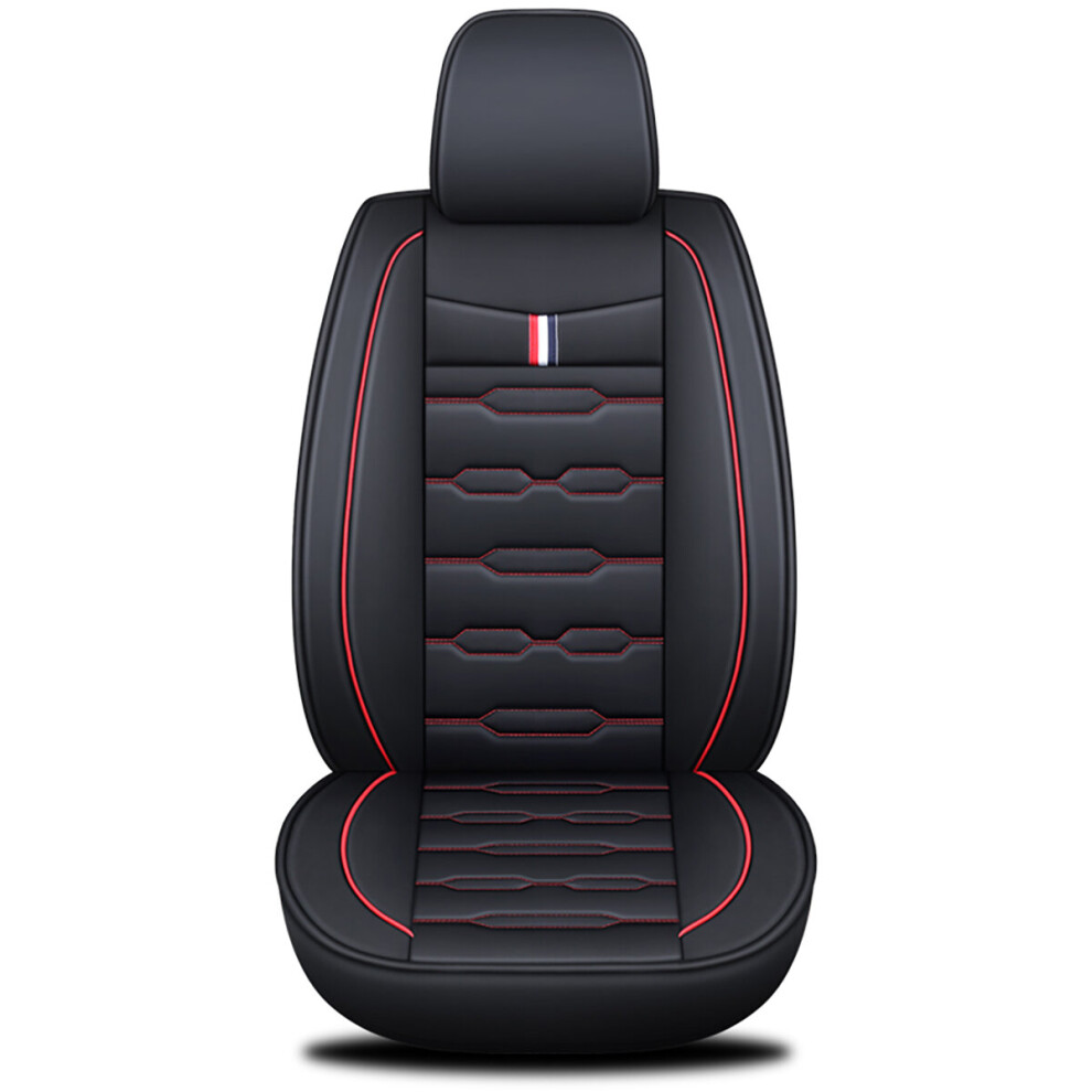1Pc Pu Leather Universal Car Front Seat Cover Protector Breathable Cushion 787825538603
