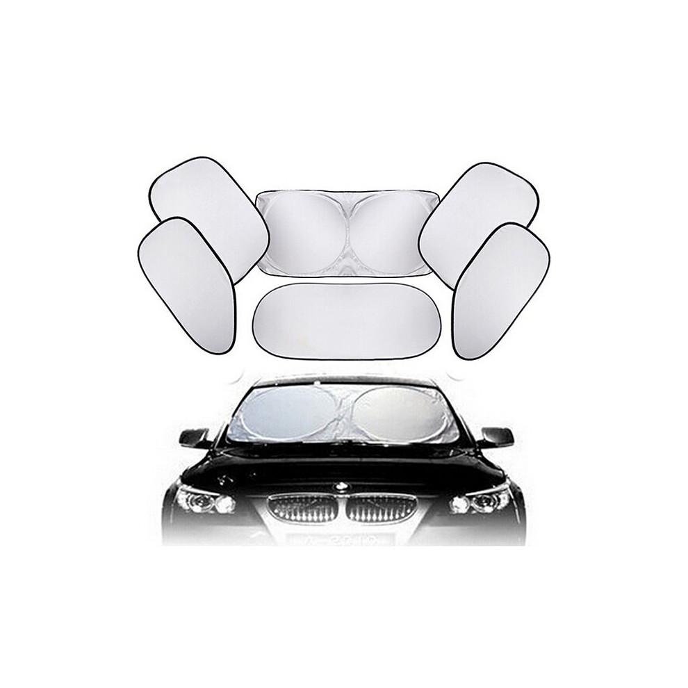6Pcs Car Window Sunshade Wind Shield Visor Cover Uv Protect Car Window Film 632422810273