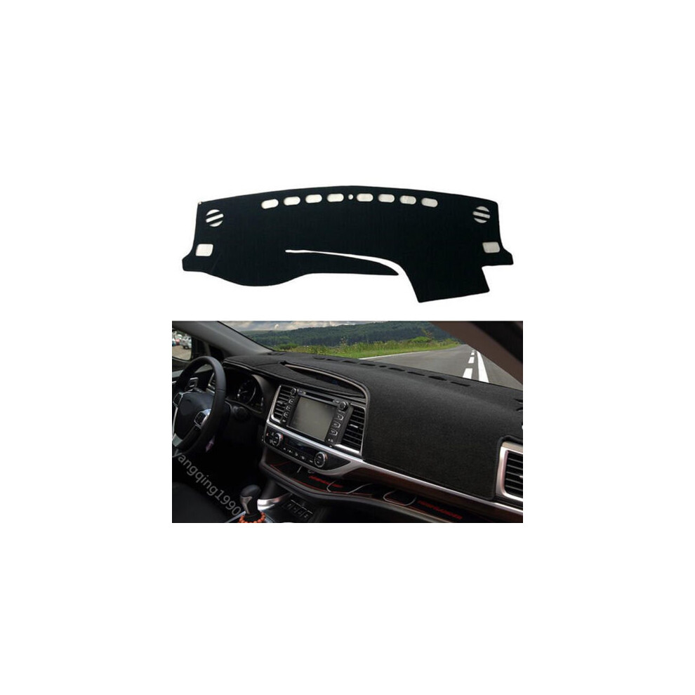 Dashboard Dashmat Dash Sun Cover Mat Pad For Toyota Highlander 2017 2018 Black 605322554066
