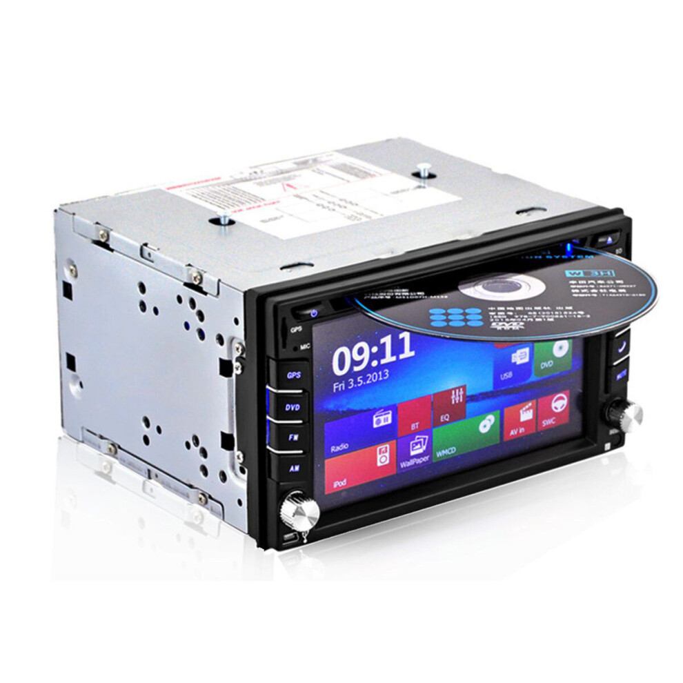 6.2 Inch 2Din Car Dvd Player 1080P Hd Stereo Gps Navigation Bluetooth Fm Radio With Backup Camera 600380770458