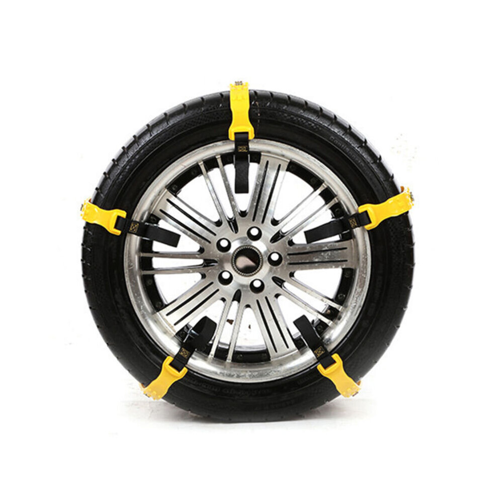 10Pcs Car Snow Tyre Chains Belt Beef Tendon Anti-Skid Tpu Chain Big 235 And 295 Small 145 And 175 6900039672176