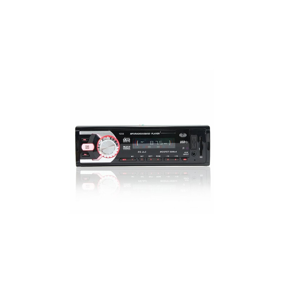 Auto Car Radio Stereo Audio In-Dash Mp3 Fm Player Head Unit Aux-In/Sd/Usb 690105702796