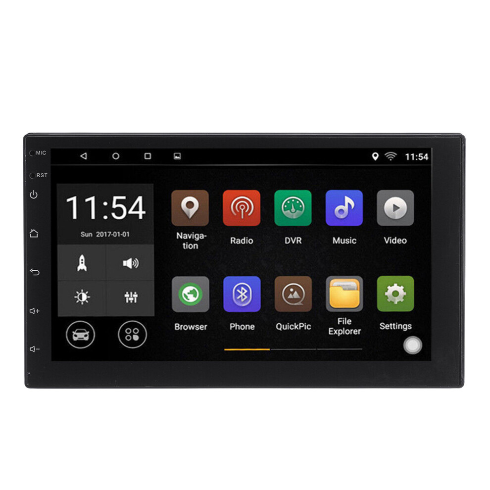 7 Inch For Android 8.1 1+16G Car Multimedia 2 Din Mp5 Player Voice Control Gps Wifi Bluetooth Fm With Frame 6900065145644