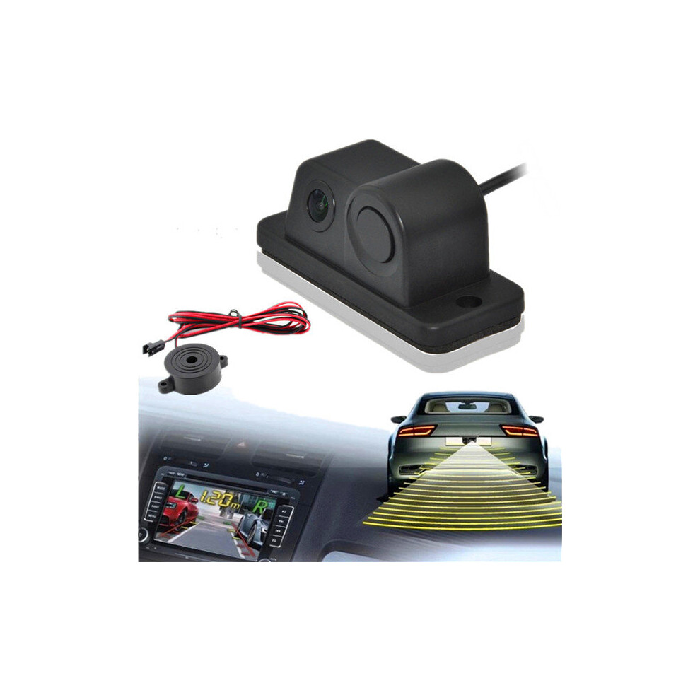Parking Sensor Buzzer 170 Degree Night Vision Car Rear View Reversing Backup Camera 190268668873