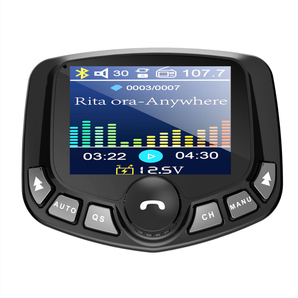 Auto Scan Bluetooth Tft Color Display Car Mp3 Fm Qc3.0 Charger 6900060771282