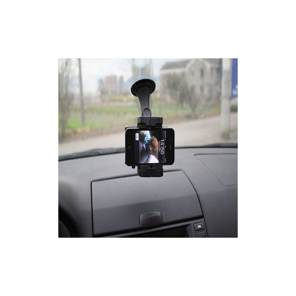 Car Cell Phone Holde For Iphone 4 Windscreedn Phones Stand Black 702382740696