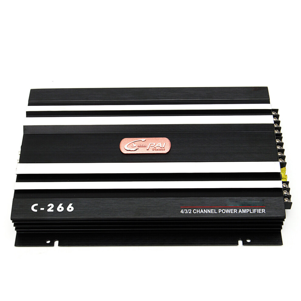 Car Audio Power Amplifier 1600 Watt 4 Channel 12V Car Amplifer 806576227052