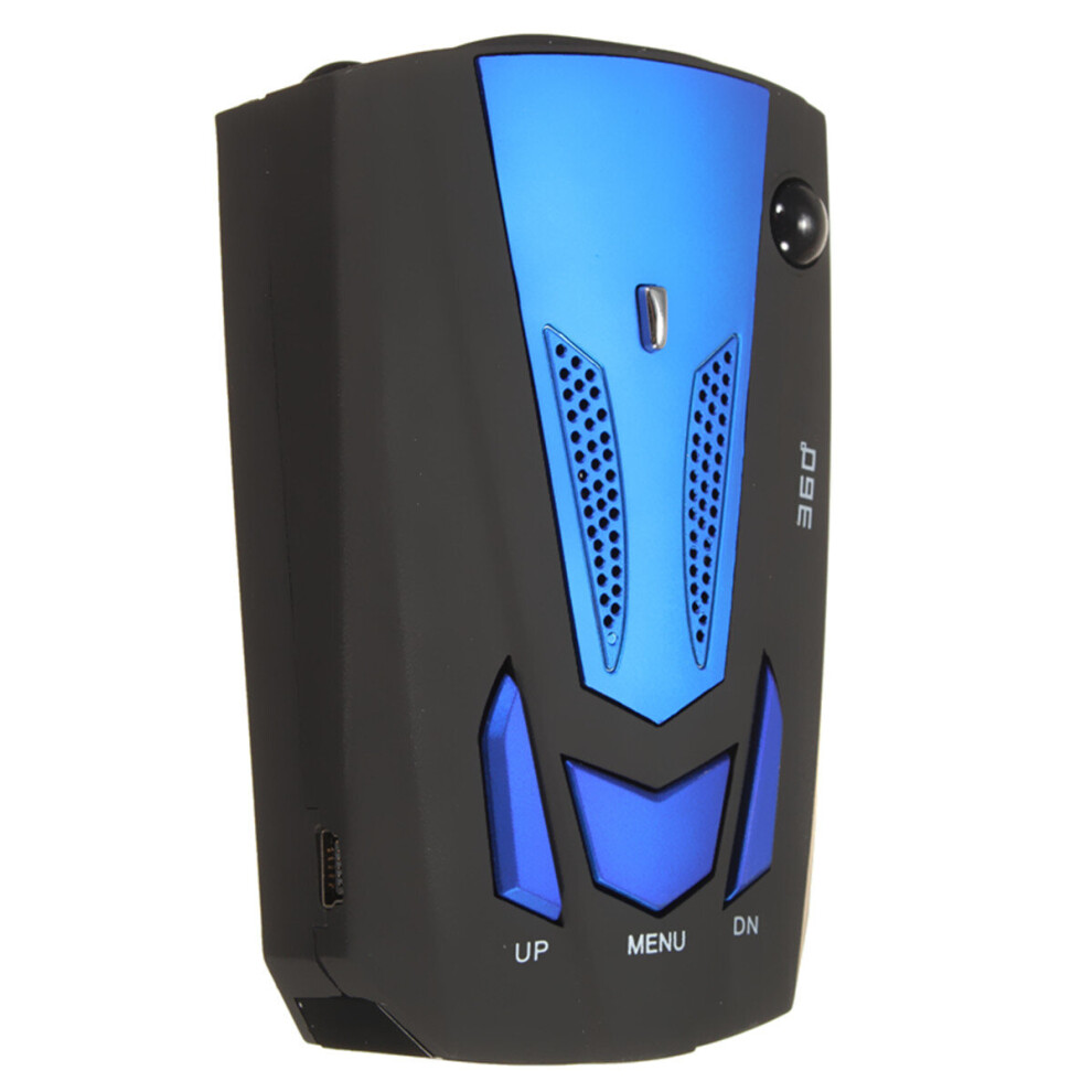 360 Car Camera V7 Testing System Cobra 16 Band 360 Laser Radar Detector Voice Alerts Blue 735935401034