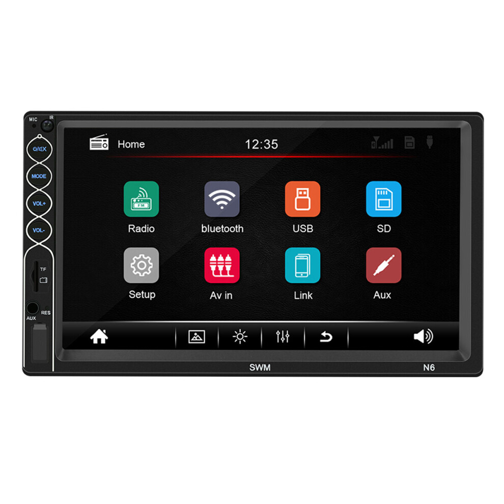N6 7 Inch 2 Din Wince Car Radio Stereo Mp5 Player 1+16G Bluetooth Gps Touch Screen Hd Nav Fm Aux Usb Support Mobile Interconnection 304692413422