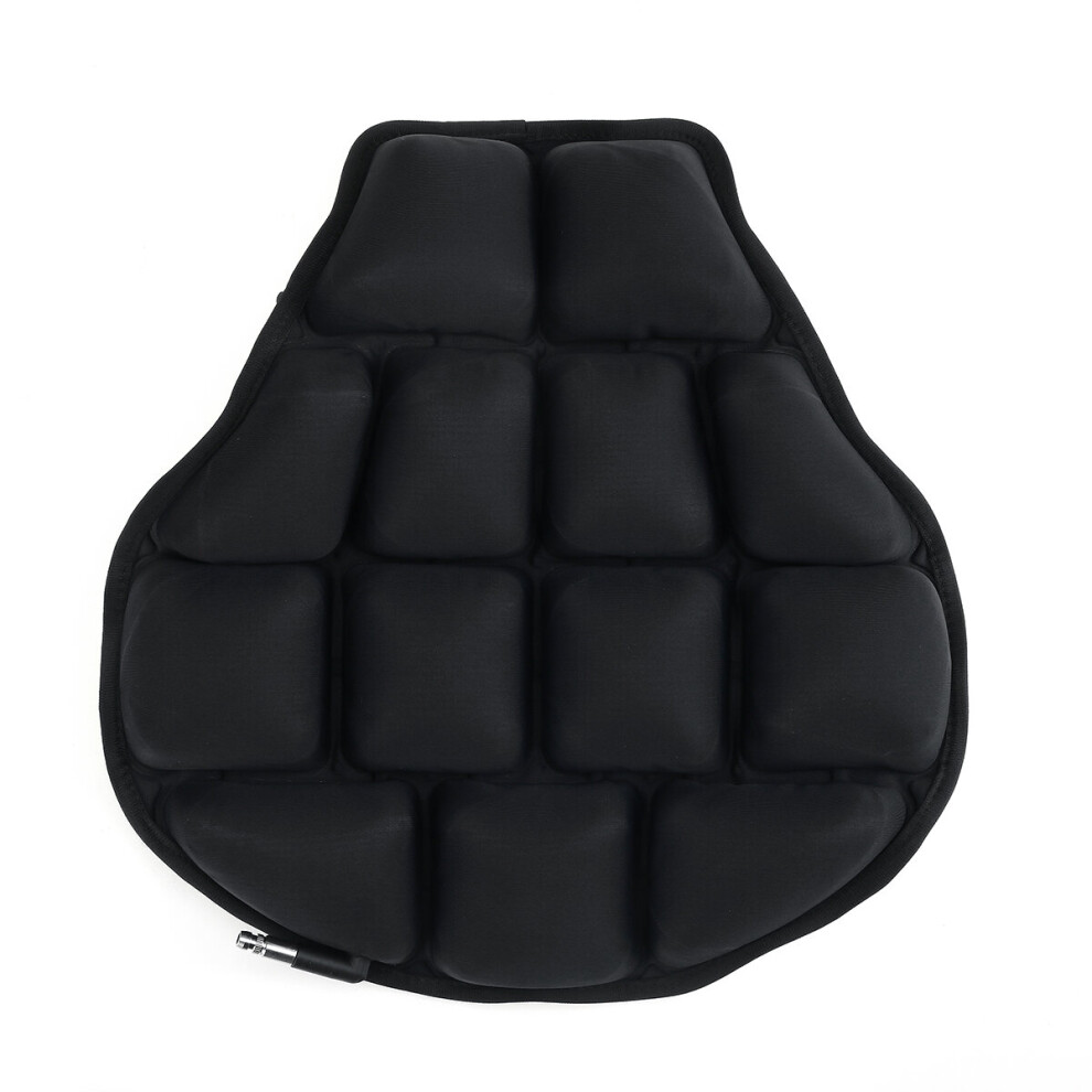 3D Inflatable Air Seat Cushion Motorcycle Cruiser Touring Saddle Pressure Relief 825201452485