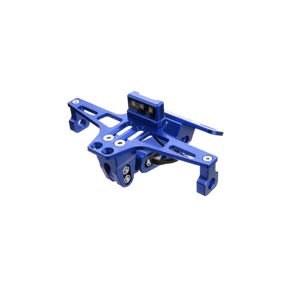 12V Motorcycle License Plate Fender Holder Bracket With Led Rear 12V Cnc For Yamaha Bws R25 R3 Mt03 Msx Light 000457489380