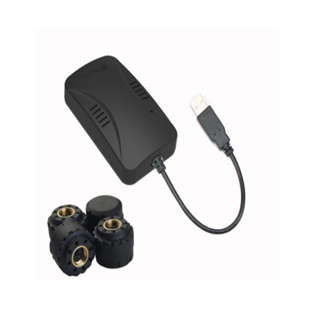 Tpms For Android Car Dvd External Car Tire Air Pressure Alarm System 4 Sensors Alarm 818265868644