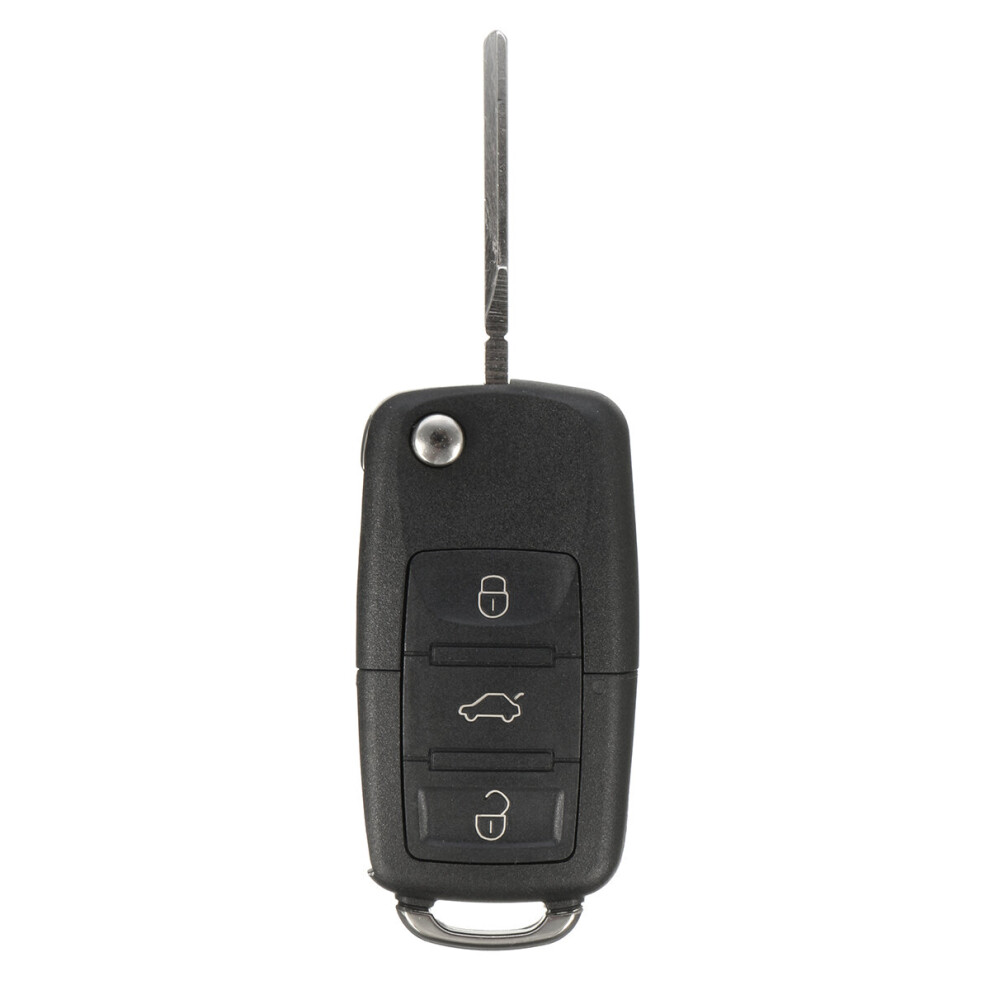 3 Button Flip Keyless Uncut Key Entry Remote Control Fob Id48 Chip 433Mhz For Vw 825450075237
