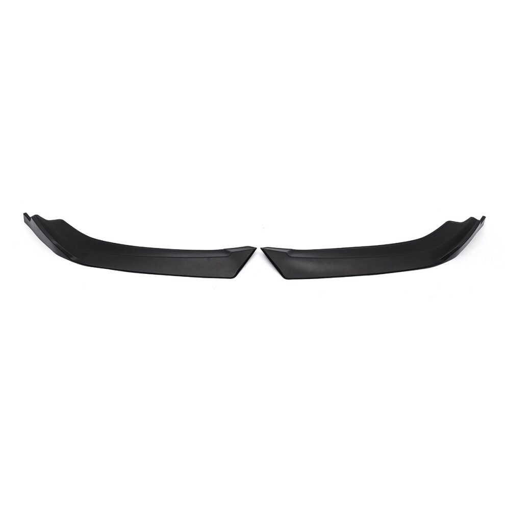 2Pcs Matt Front Bumper Body Kit Splitter Aprons For For Honda Civic Sedan 4Dr 2016-2018 Black 6906136708671