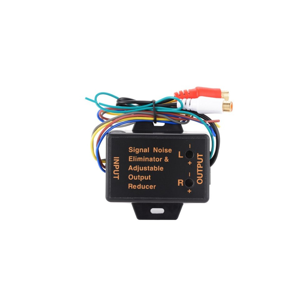 2 Channel Hi / Low Level Converter High Level Speaker Output To Rca Line Level Adapter 6901251356301