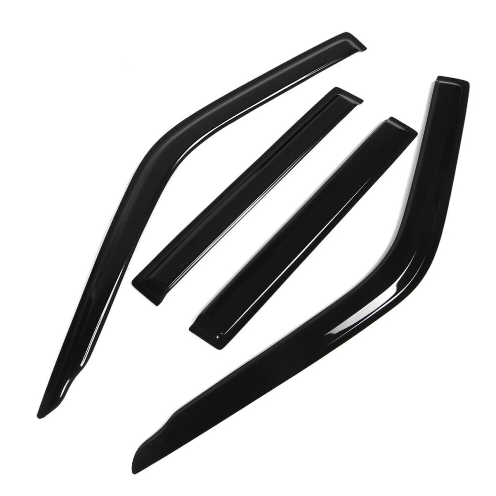 4Pcs Car Window Wind Deflectors Tinted Door Visors Weathershield For Navara D22 1997-2015 6907842330620
