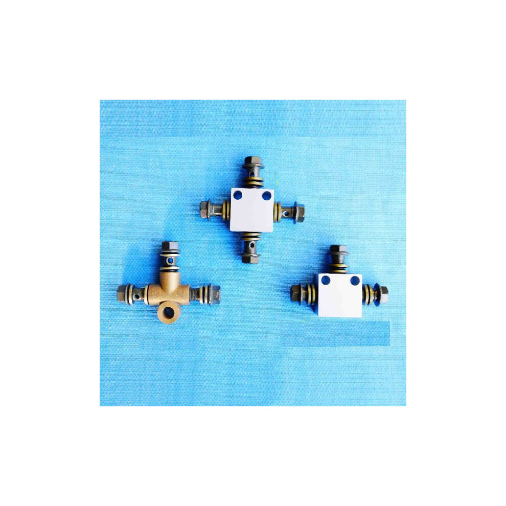 Hydraulic Brake Hose Pipe Tee Coupling Tee Coupled Stone For Motorcycle Dirt Pit Bike Atv Silver 6900086264300