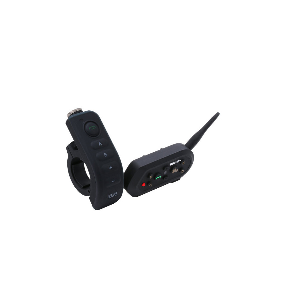 Ejeas E6 Plus 1200M Motorcycle Helmet Intercom Stereo Headset Interphone With Bluetooth Fm Mp3 Function 6900329589757