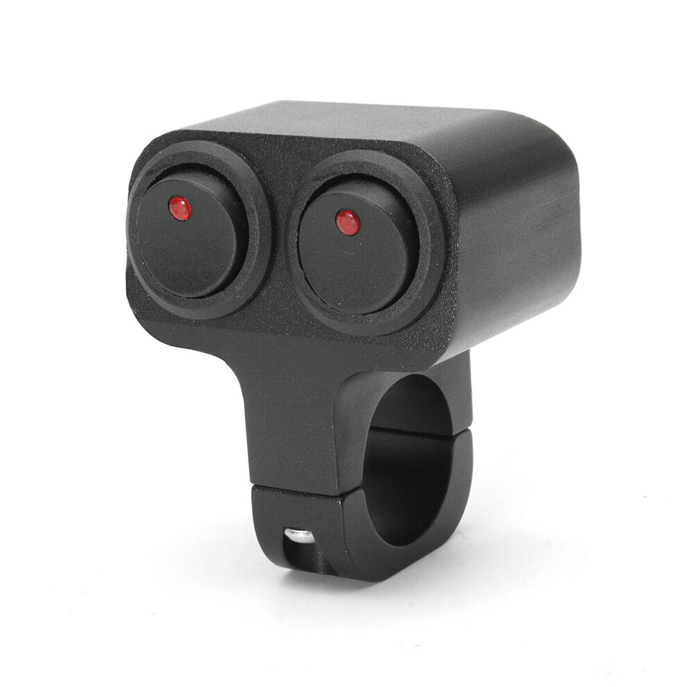 12V Motorcycle 22Mm Handlebar Head Spot Fog Indicator On Off Switch Light 190268202107