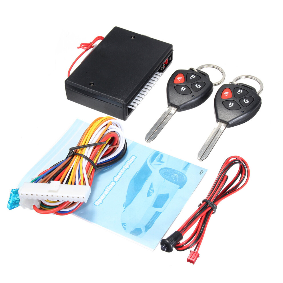 Central Lock Locking Keyless Entry Alarm System With Remote Control For Toyota 611393387229