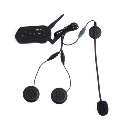 EJEAS E6 Plus 1200m Motorcycle Helmet Intercom Stereo Headset Interphone With bluetooth FM MP3 Function 1
