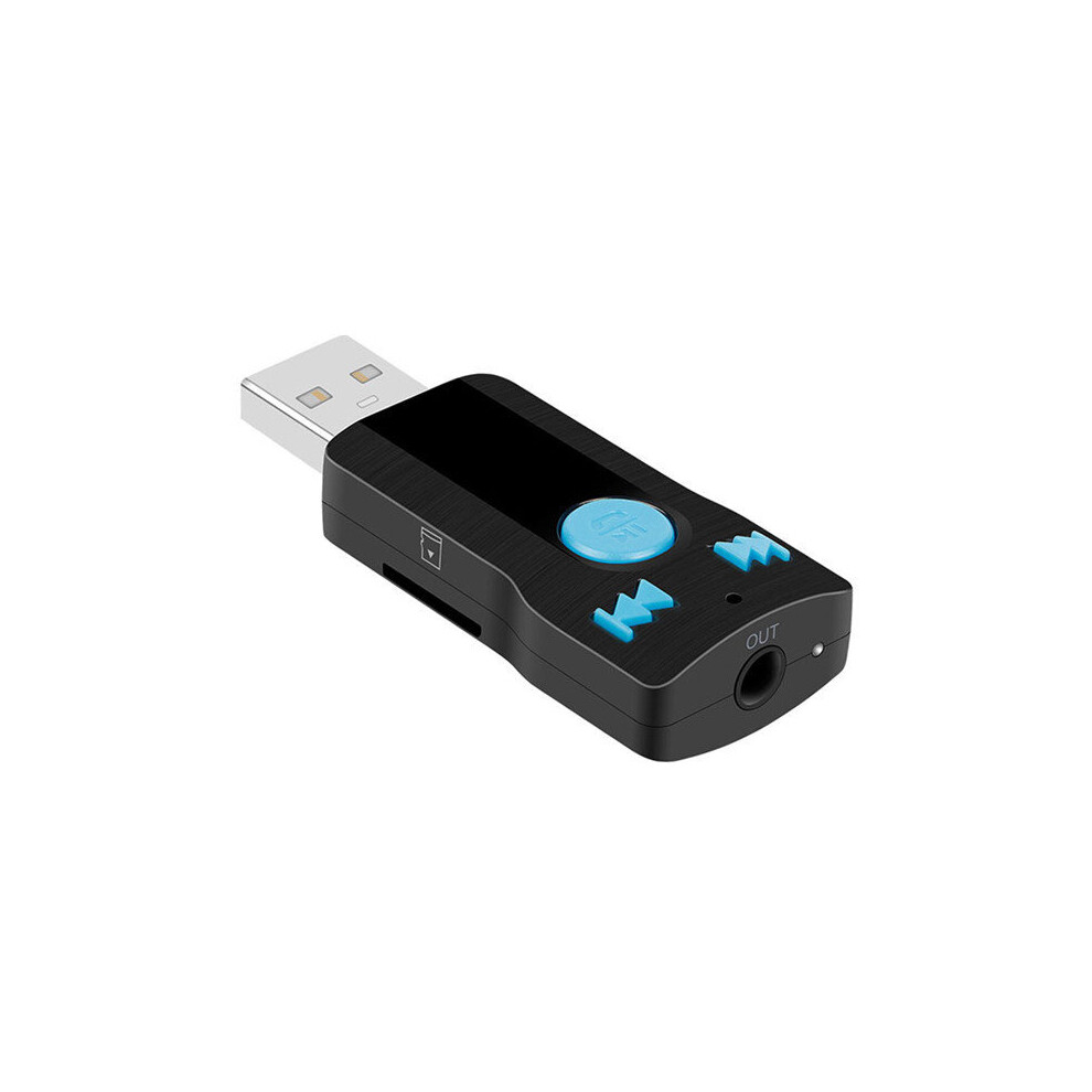 Bluetooth Usb Sd Music Receiver Adapter Mp3 Player Car Handfree Calling 3.5Mm Aux Audio A2dp 797558746442