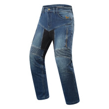 DUHAN Men Autumn Winter Pants Motorcycle Denim Riding Jeans With Protective Gear Cold-proof Keep Warm Casual Clothing