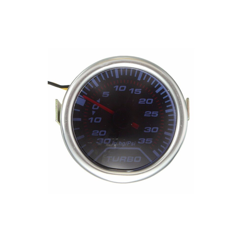 52Mm Universal Led Pointer Turbo Boost Gauge Meter Psi Smoke Tint Len Blue 6941324414903