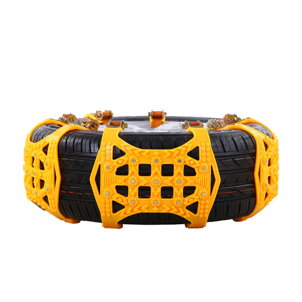 Car Truck Van Snow Tire Chains Belt Beef Tendon Wheel Anti-Skid Tpu Chain Uk Yellow 304692418960