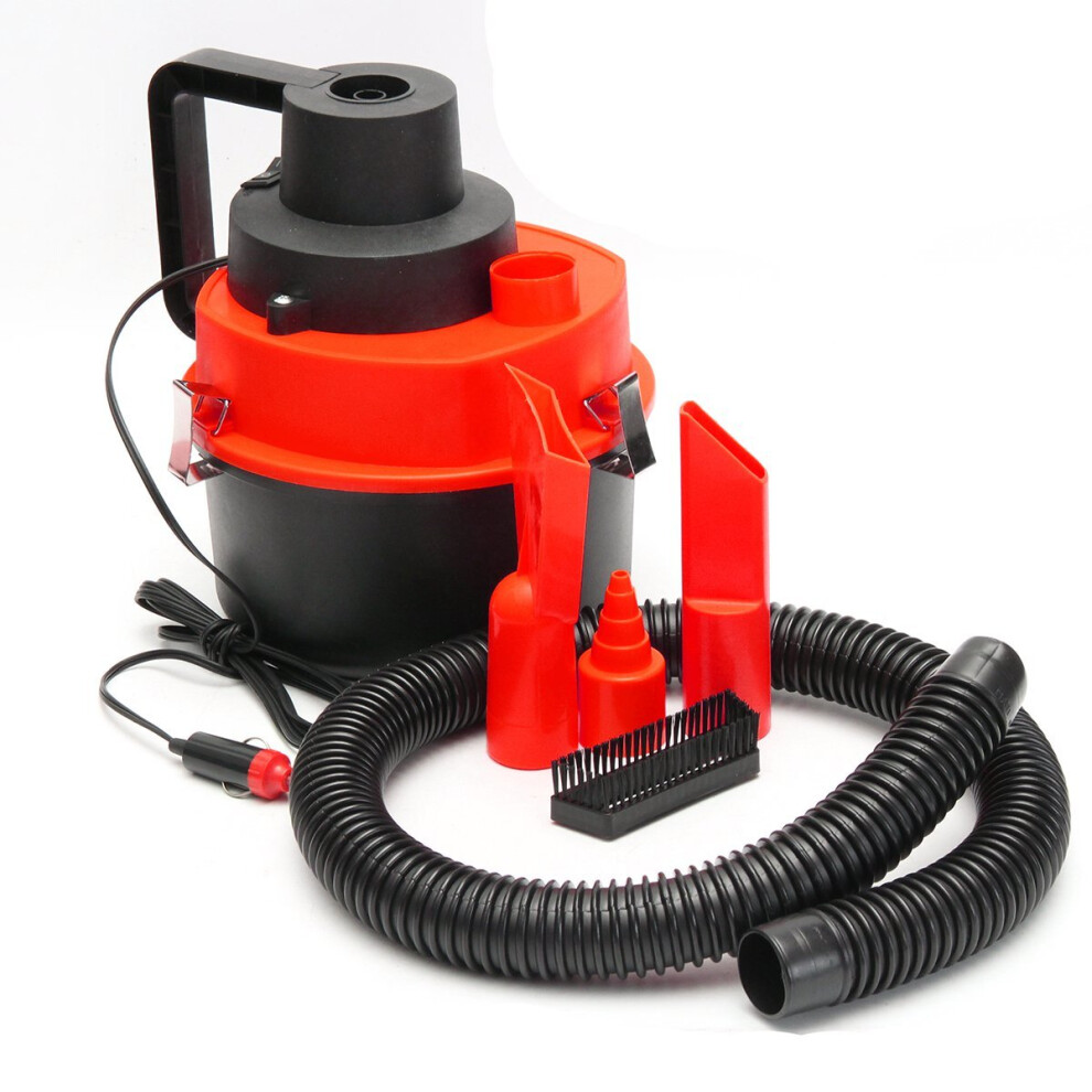 12V Wet Dry Vac Vacuum Cleaner Portable Car Caravan Shop Air Pump Inflator Turbo 1044507785953