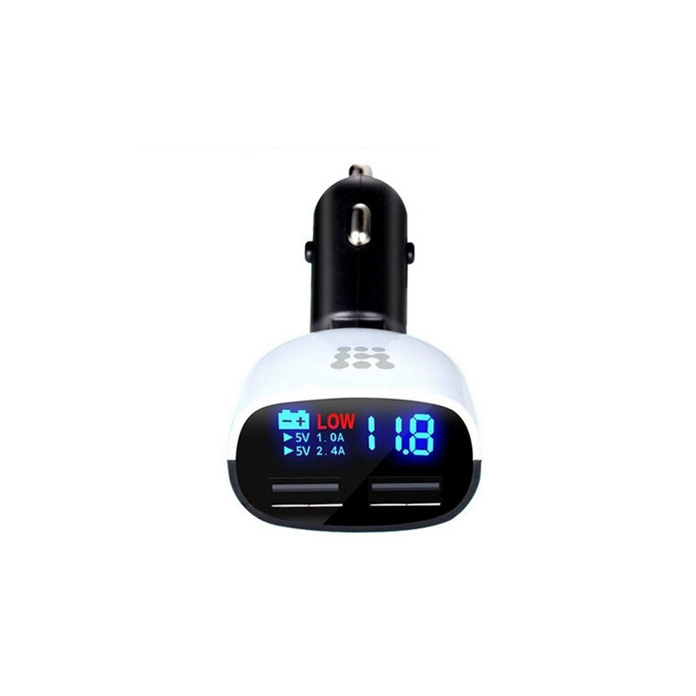 Universal 12/24V To 5V 3.4A Dual Usb Ports Led Car Charger Travel Charger For Smartphone 643377810911