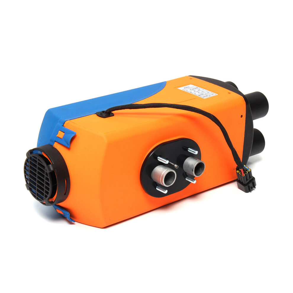 12V 5Kw Diesel Air Heater 4 Holes Air Parking Heater With 10L Tank & Silencer Blue/Orange 609832250180