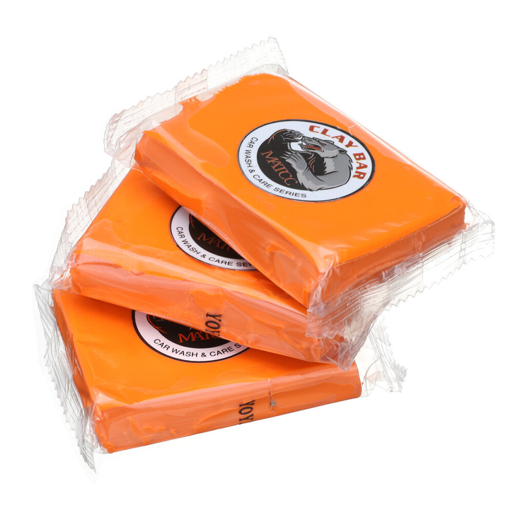 3Pcs Auto Care Wash Cleaning Mud Clay Car Decontamination Bar Tool 702248539167