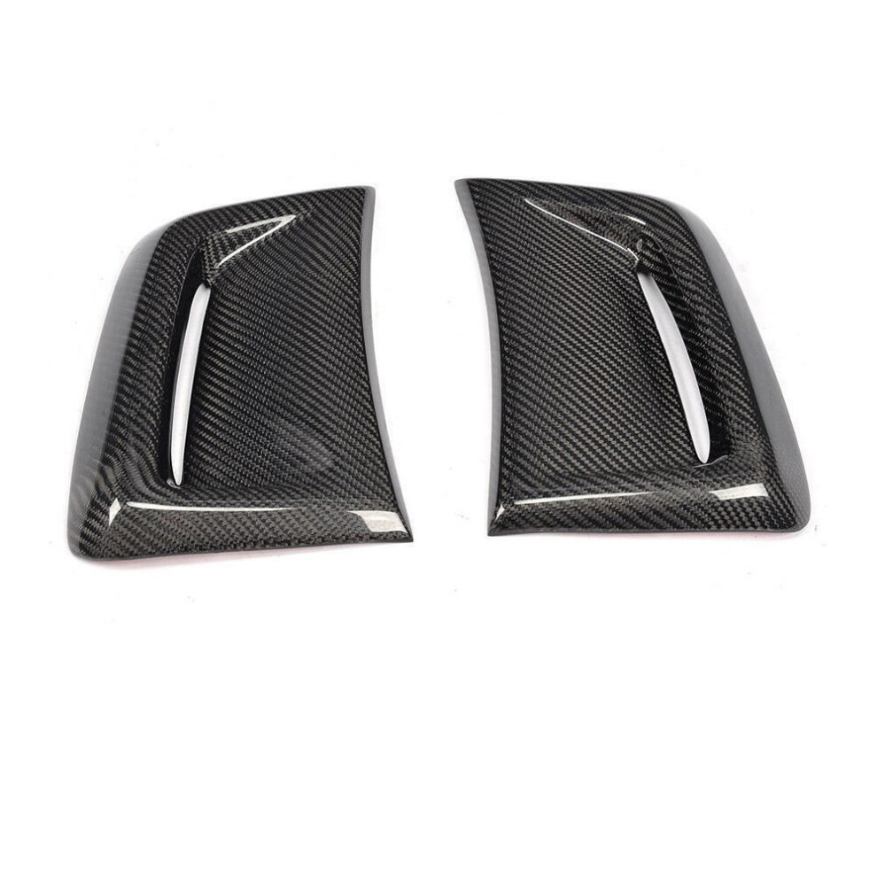 Car Carbon Fiber Side Air Insert Vent Cover For Benz W204 C63 Amg Black 6908239084720