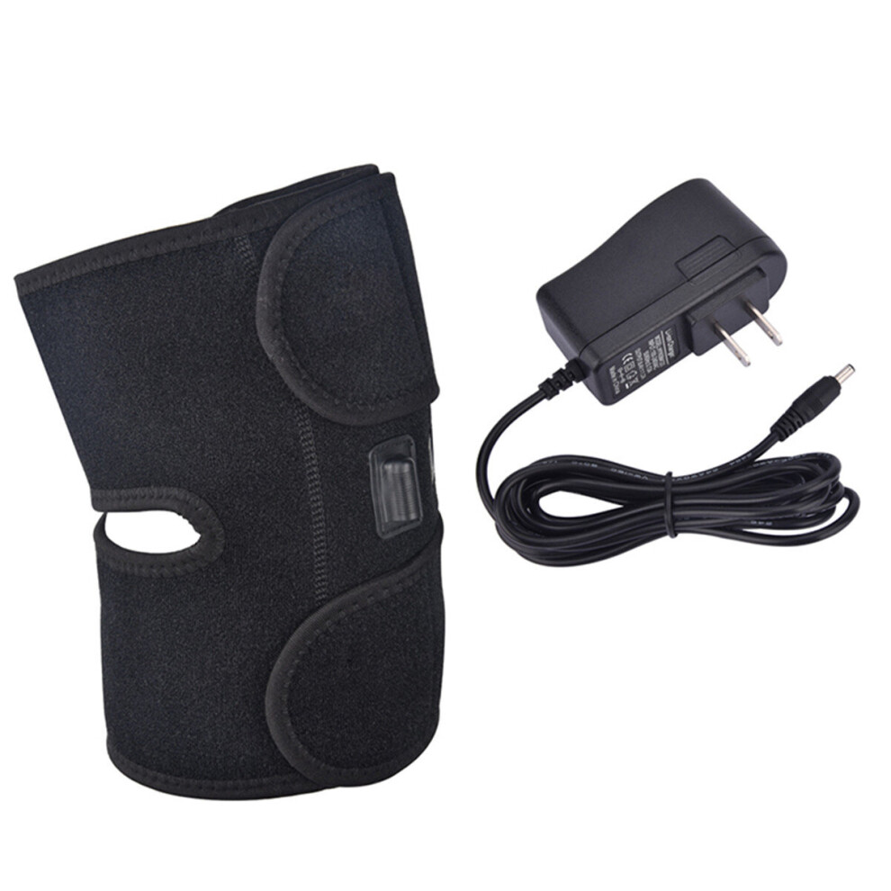 Electric Knee Heated Pad Warmer Heating Therapy Wrap Brace Arthritis Relief Pain