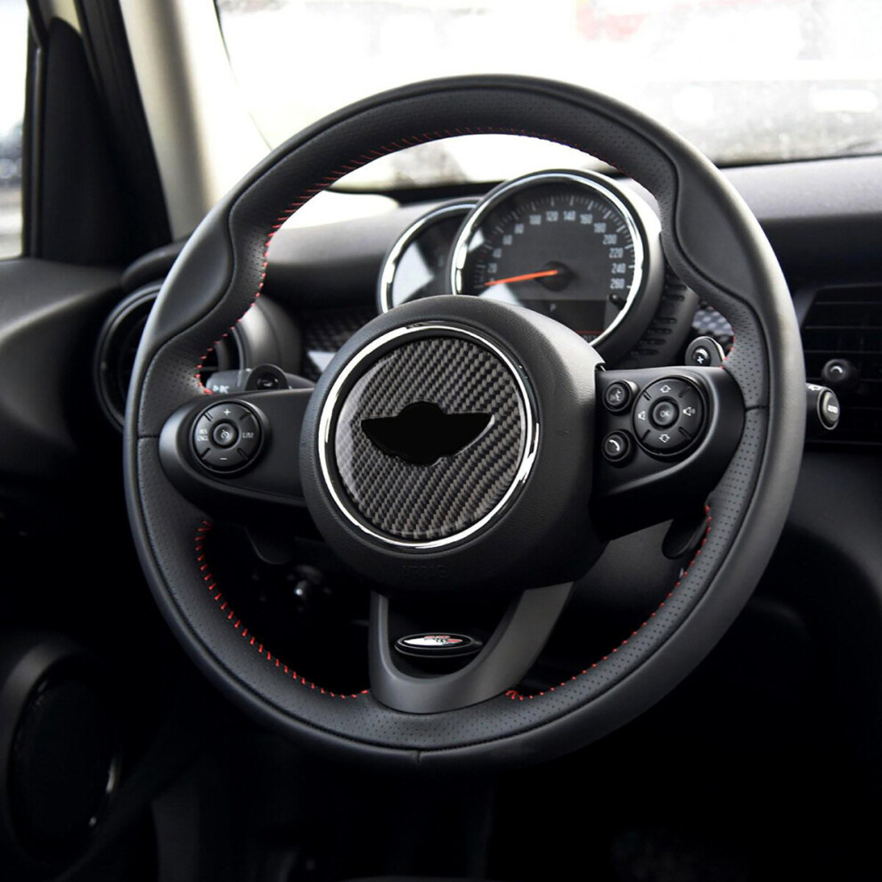 Carbon Fiber Steering Wheels Sticker Covers Decoration For Bmw Mini Cooper F55 F56 F60 6039578527798