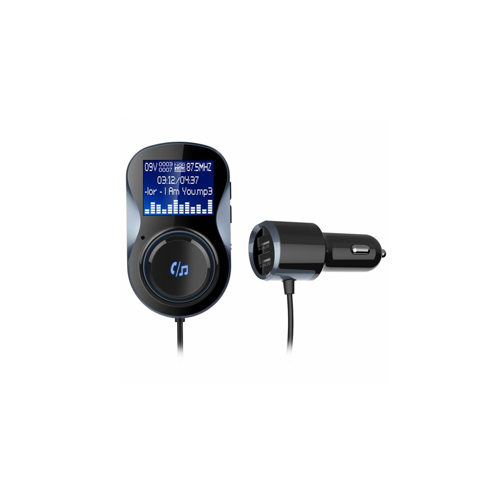 Bc30 Car 4.1+Edr Bluetooth Mp3 Player Hands-Free Dual Usb Fm Transmitter Car Charger 632423581622