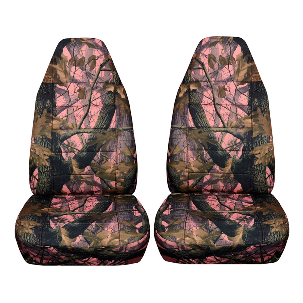 Camouflage Camo Car Front Seat Cover Protector Suv Van Pickup Truck Off-Road 6900055261040