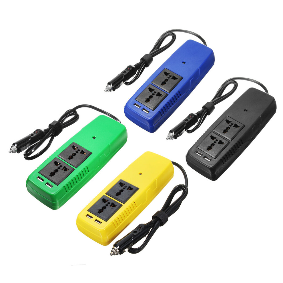 150W Power Inverter Car Dc 12V To 220V Ac Cigarette Lighter Adapter Dual Usb 611393386888
