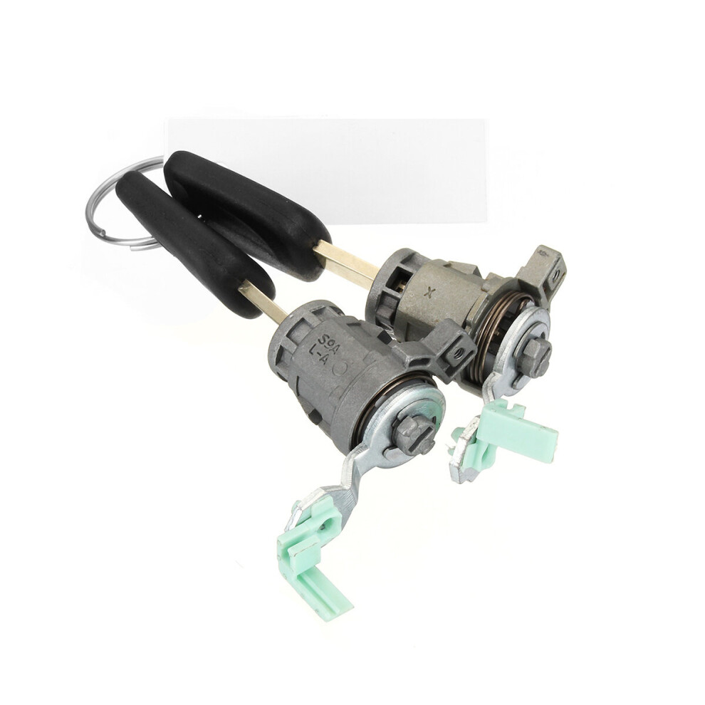 Left Right Ignition Door Lock W/Keys For Honda Civic Element Cr-V And For Odyssey S2000 Silver 6900619355390