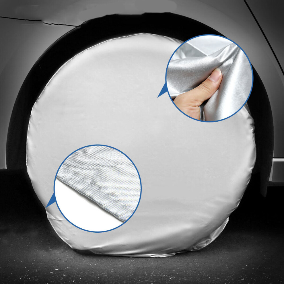 Set Of 4 Heavy Duty Car 27-29 Inch Tire Diameters Cover For Rv Truck Trailer Camper Motorhome Gtc3hx2 6900617091788