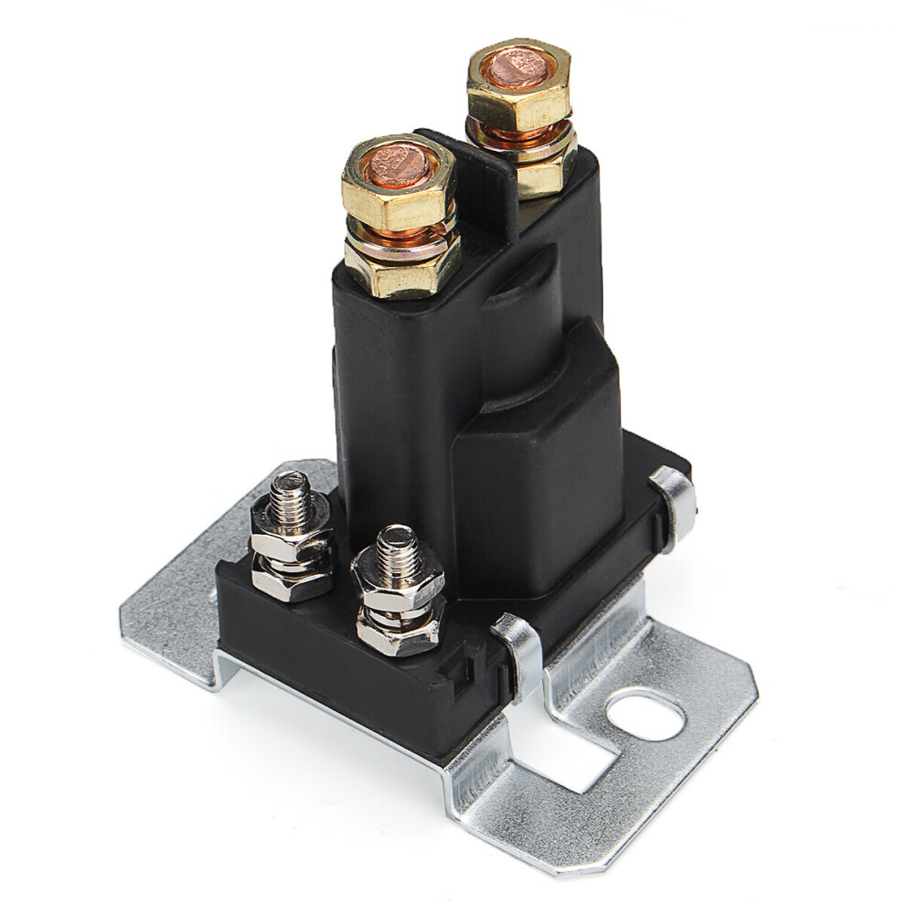 4 Pin 12V 500A Relay Car Starter On/Off Power Switch Dual Battery Isolator Black 6900619550894